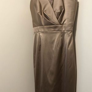 Gold Theia Formal Dress